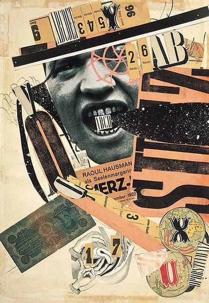 ABCD (Self-portrait) by Raoul Hausmann (1923-1924)